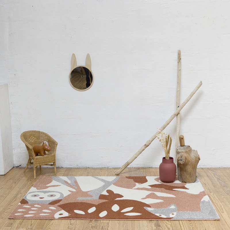 Tapis deco PUZZLE FORET