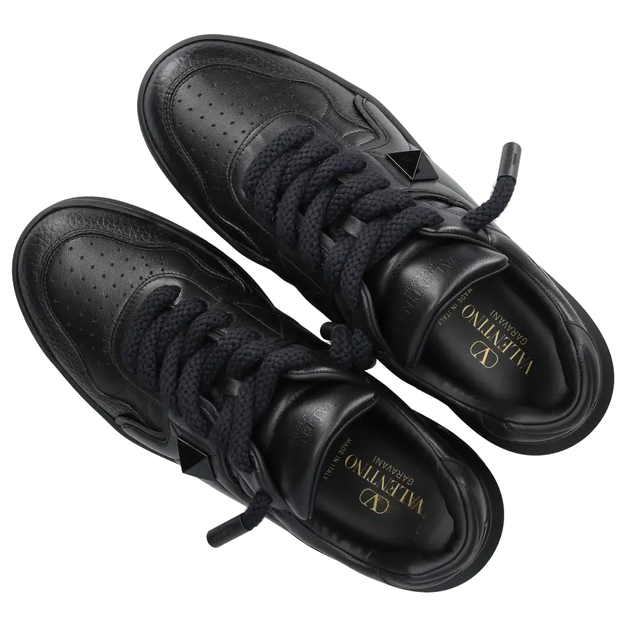 Valentino Garavani - Sneaker low ONE STUD XL Nappaleder - schwarz