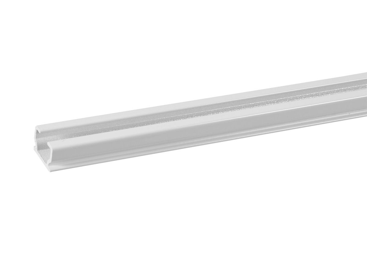 150 cm Vorhangschiene mit Gardinenschieber - Weiß