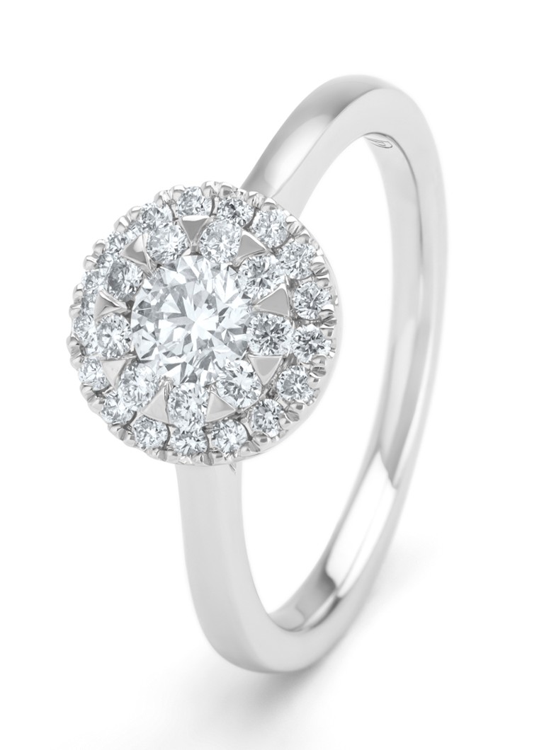 Diamond Point White gold ring, 0.62 ct diamond, Solitaire