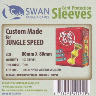 Swan Panasia Kartenhüllen 80mm x 80mm dünn (150)