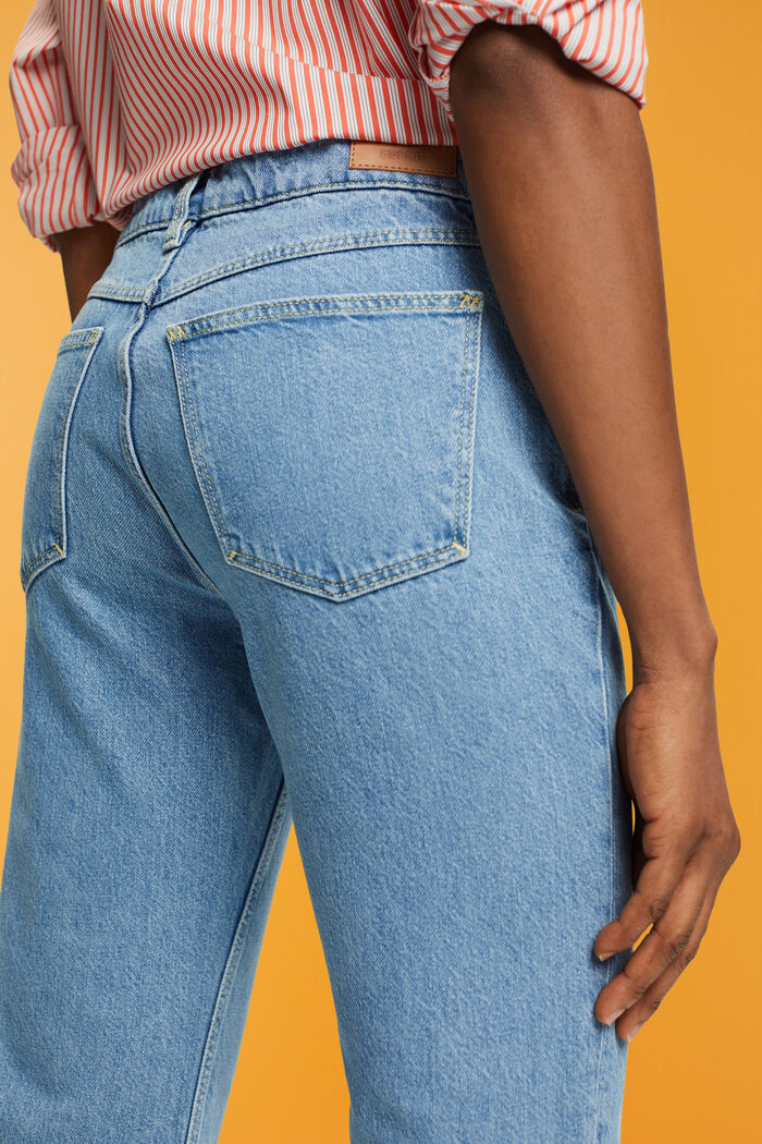 Gemusterte verkürzte Jeans, 100 % Baumwolle