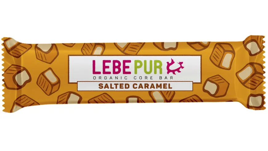 LEBEPUR Organic Riegel Salted Caramel 40 g