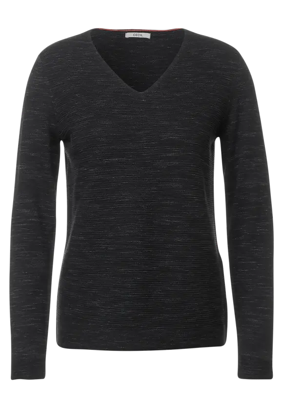 CECIL Struktur Streifen Pullover