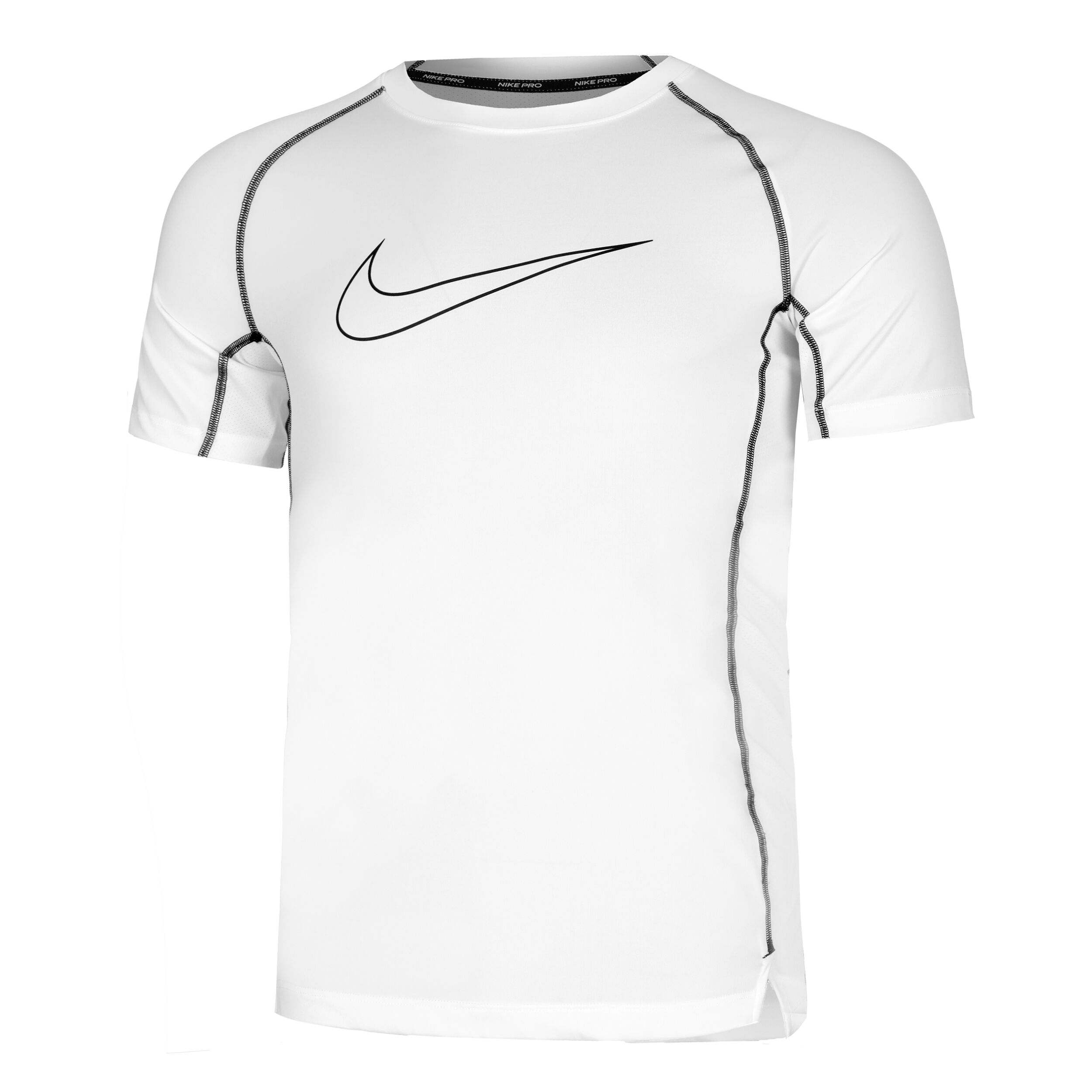 Dri-Fit Pro Tight T-Shirt Herren - Weiß, Schwarz