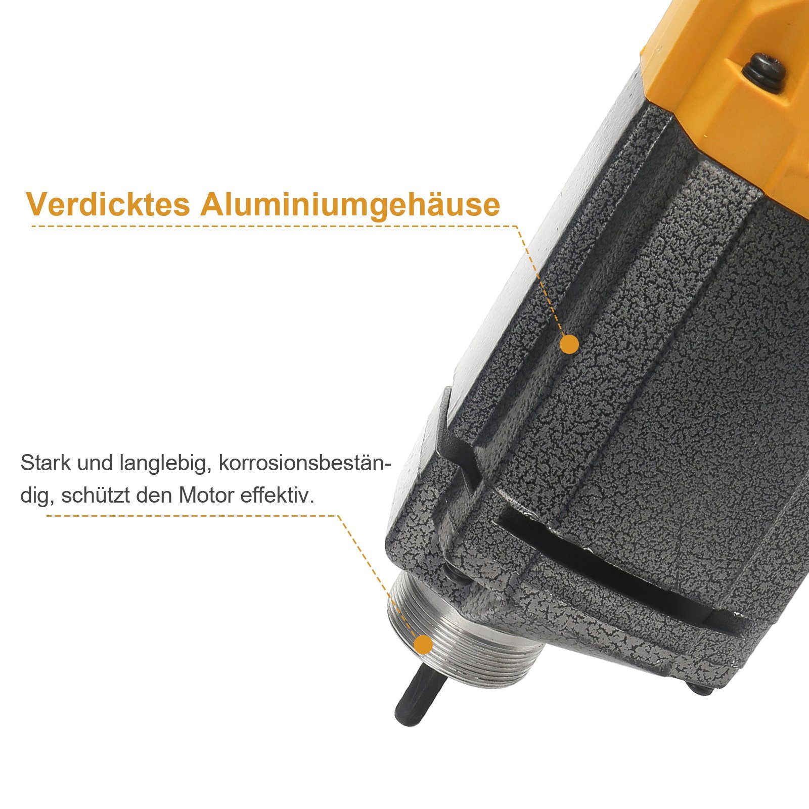 Clanmacy Rührwerk Betonrüttler Elektro 1.5m 220V Ø 35 mm Elektro 1000W Rüttelflasche