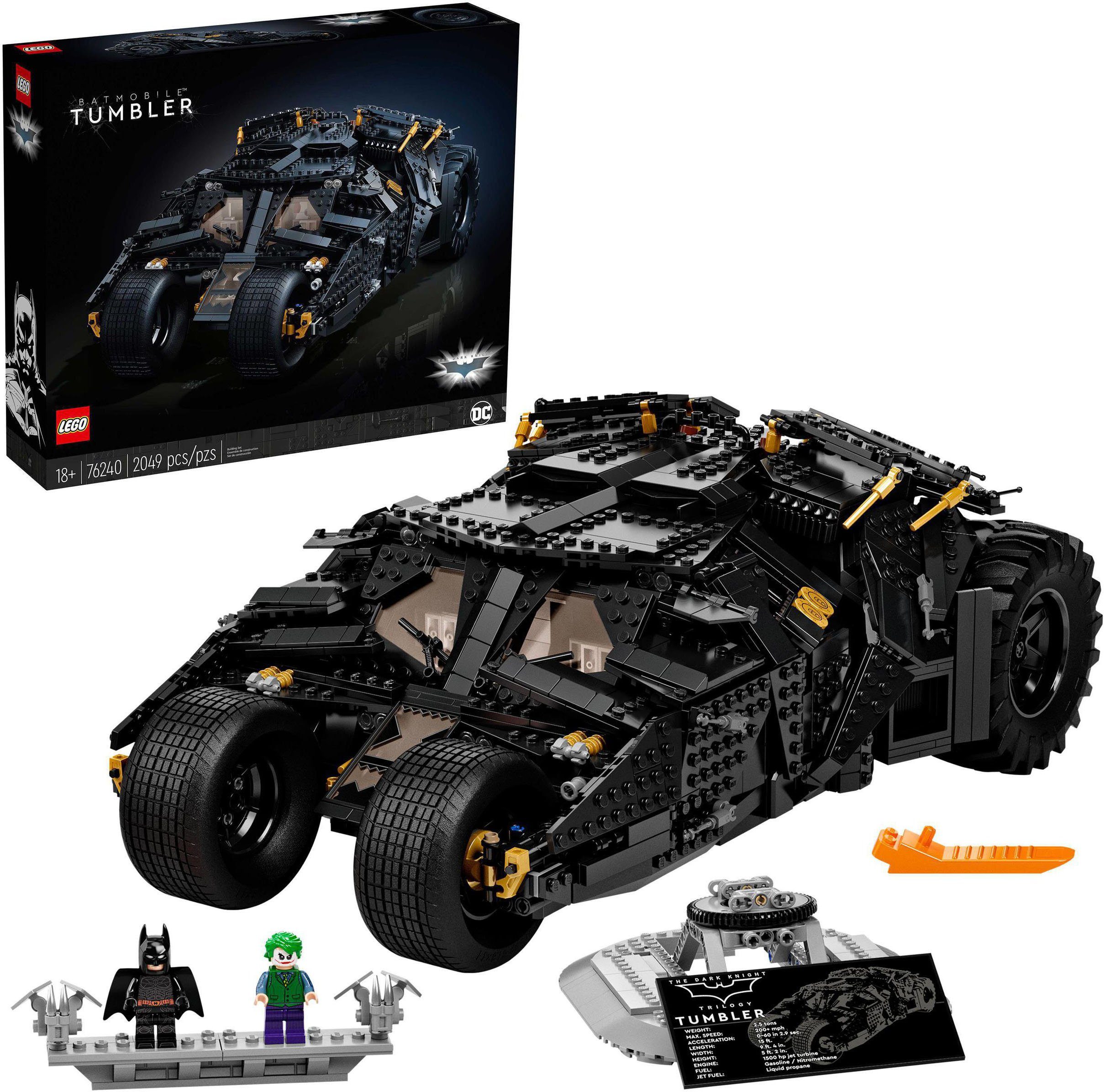 LEGO® Konstruktionsspielsteine Batmobile™ Tumbler (76240) LEGO® Super Heroes, (2049 St), Made in Europe