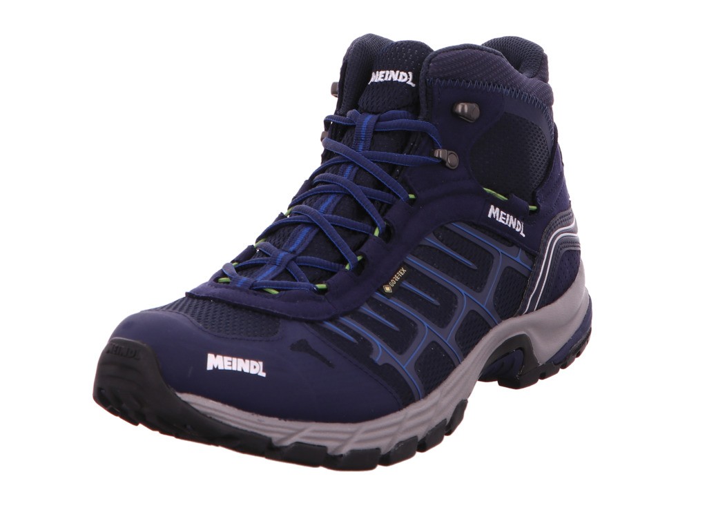 MEINDL Freizeit Schnürer blau Quebec Mid GTX