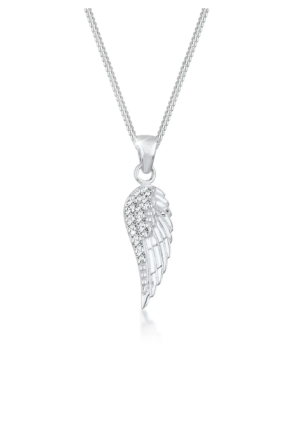 ELLI  Halskette Flügel Kristalle Elegant 925 Silber