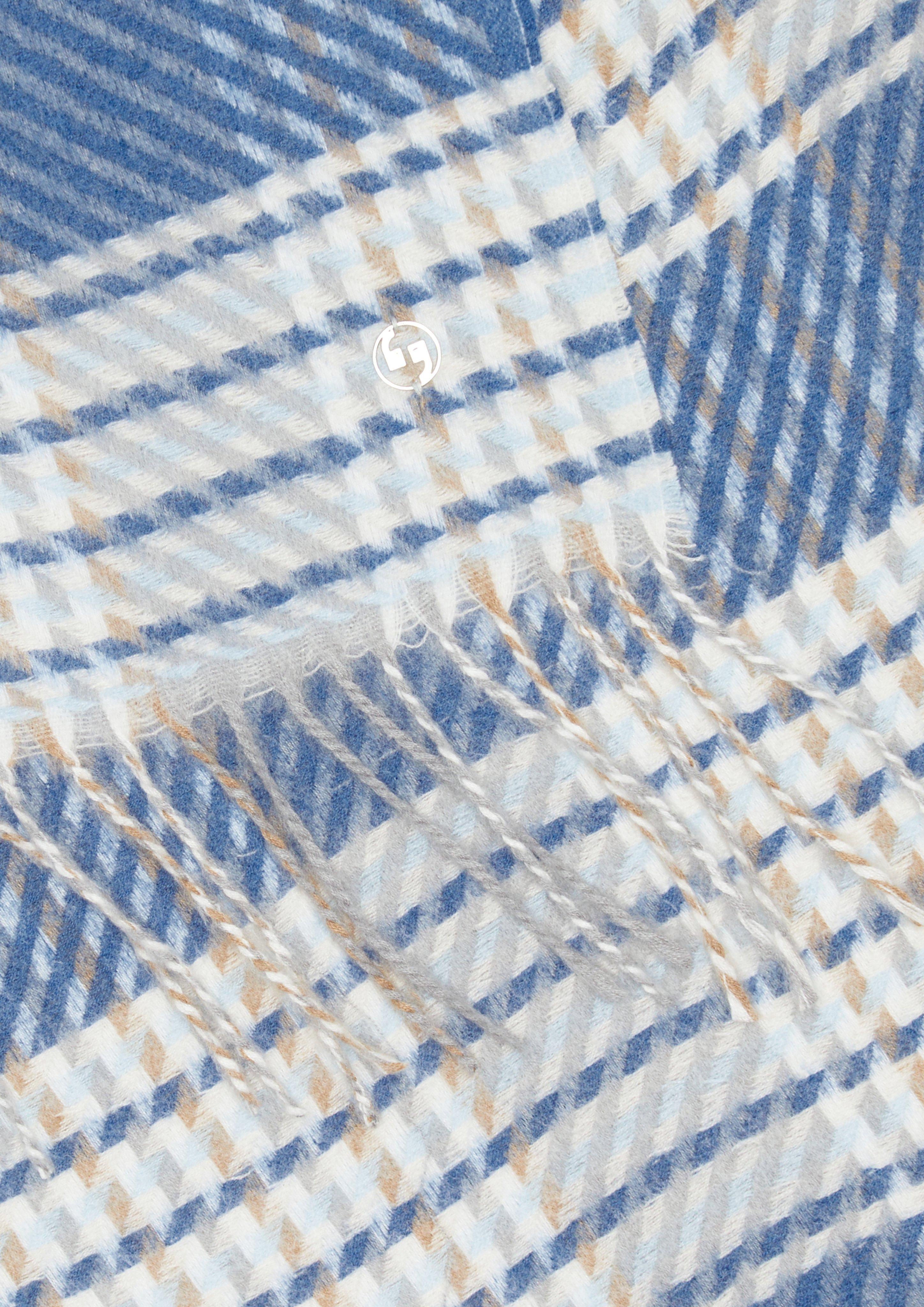 Schal aus Viskosemix - himmelblau