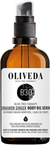 Oliveda B30 Zimtrinde Ingwer Körperöl