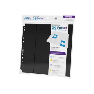 Ultimate Guard 24-Pocket QuadRow Pages Side-Loading Schwarz (10)