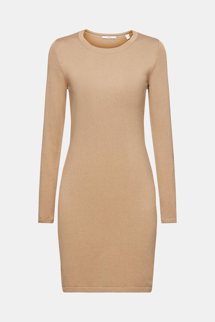 Knielanges Strickkleid