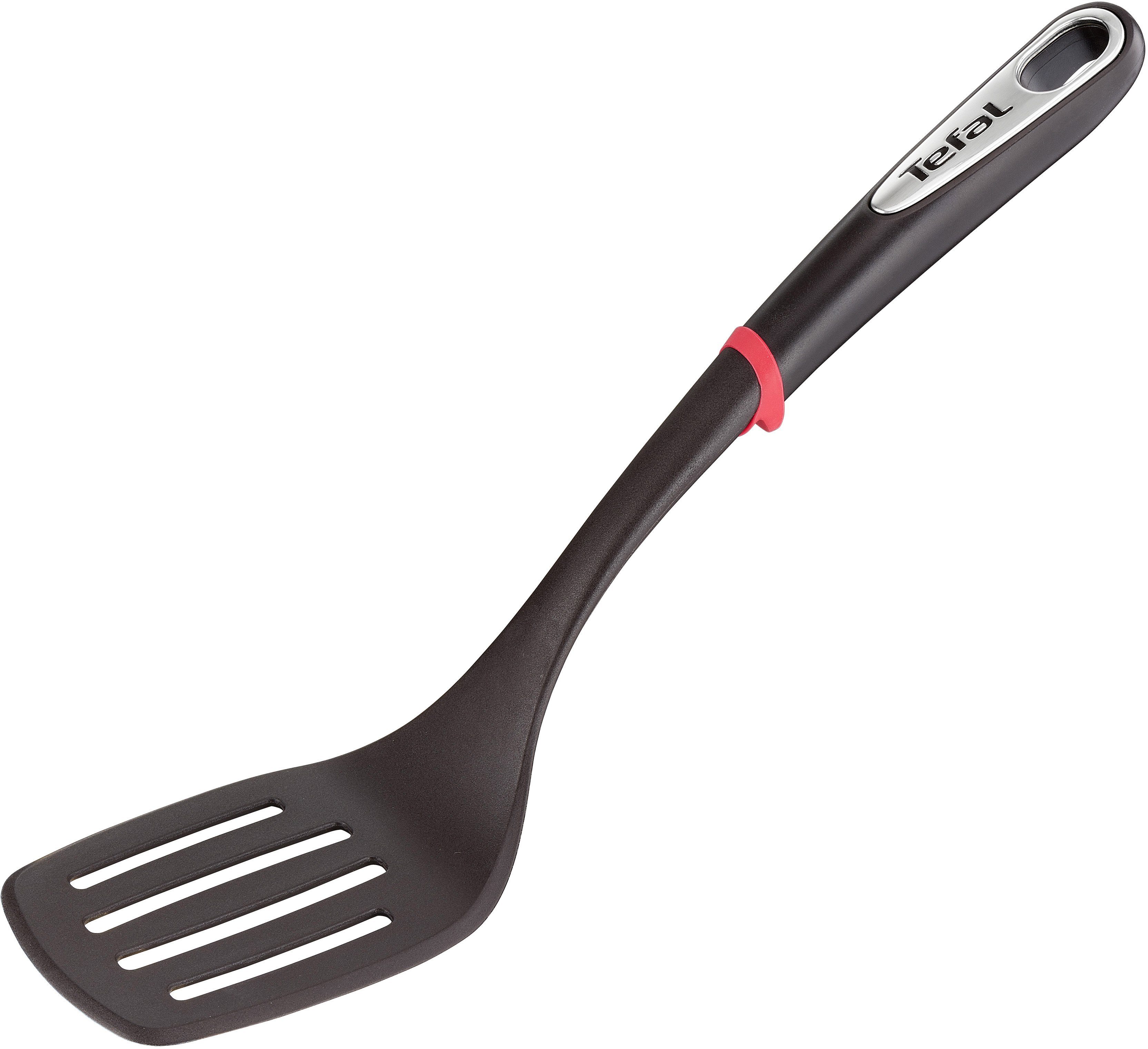 Tefal Kochbesteck-Set Ingenio (Set, 4-tlg), Passierlöffel/Kochlöffel/Pfannenwender/Schöpfkelle, spülmaschinenfest