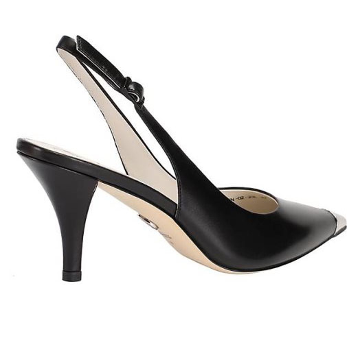 ekonika Slingpumps Schuhe EKONIKA PREMIUM Mit edler Metall-Spitze