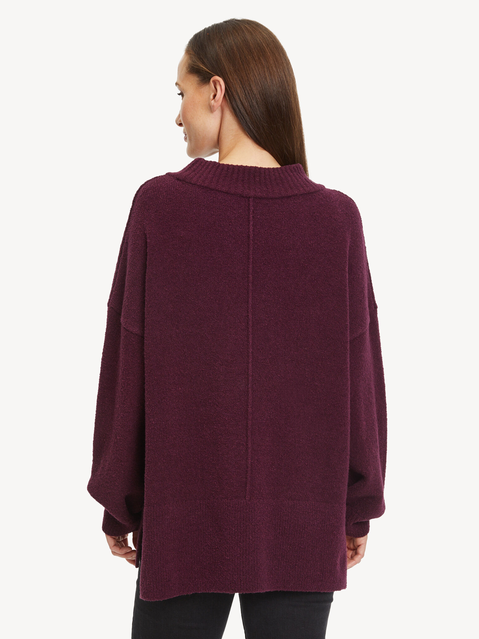 Pull-over en tricot - mauve