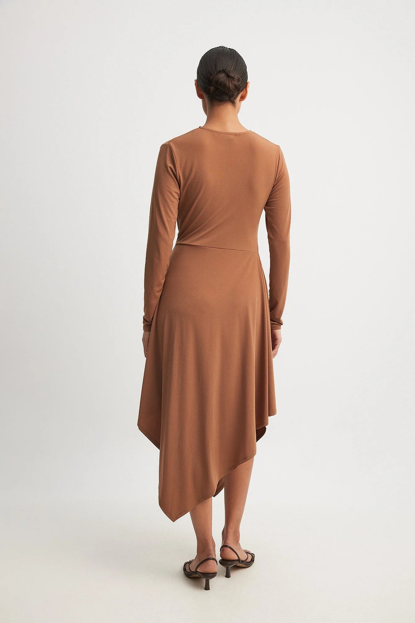 Draped Midi Dress