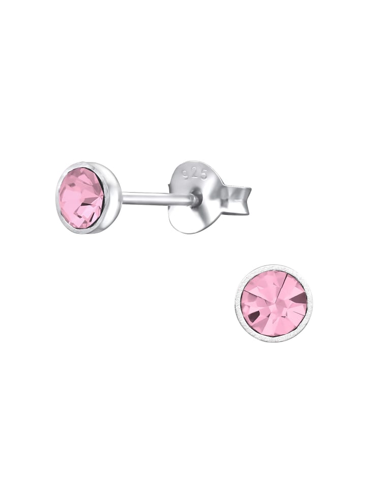 Alexander York Ohrringe, Ohrstecker KRISTALL light rose in 925 Sterling Silber, 2-tlg. günstig kaufen onesize