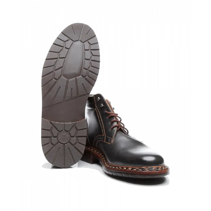 Heinrich Dinkelacker - Businessschuhe Derby BUDA PLAIN BC Kalbsleder - schwarz