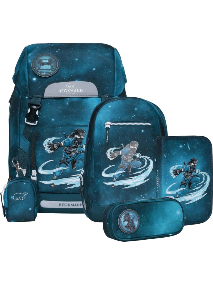 BECKMANN Beckmann Schulranzenset Classic 22 - 6-Tlg. Set Ninja Master günstig kaufen onesize