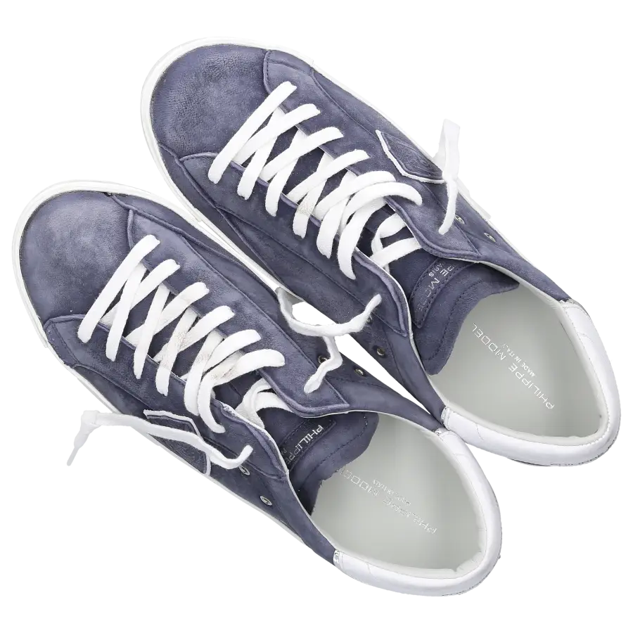 Philippe Model - Sneaker low PRSX Nubukleder - blau