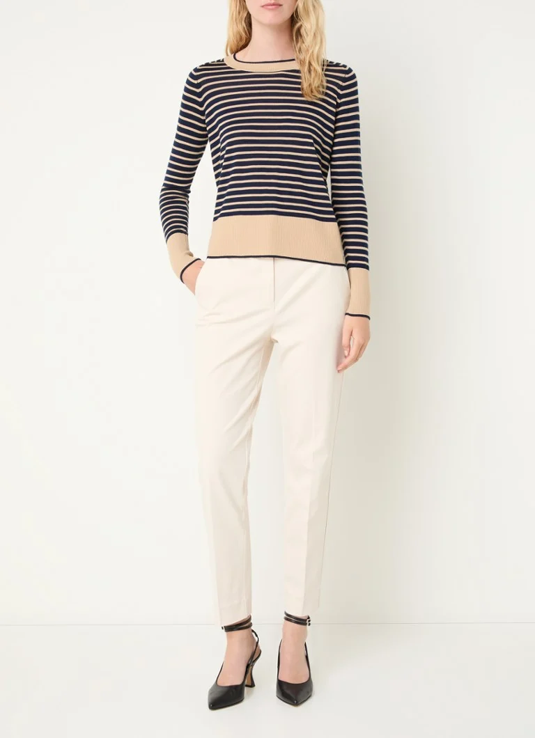 Pantaloni Pennyblack slim fit cu talie înaltă și buzunare laterale