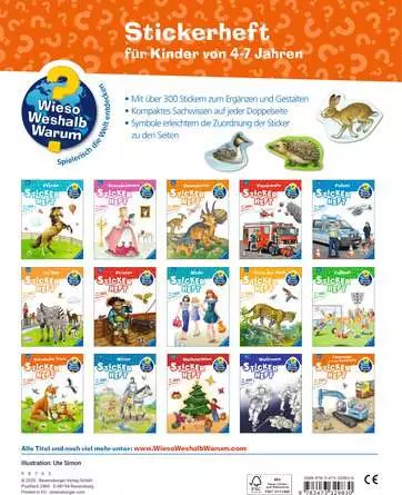 Ravensburger Wieso? Weshalb? Warum? Stickerheft: Heimische Tiere