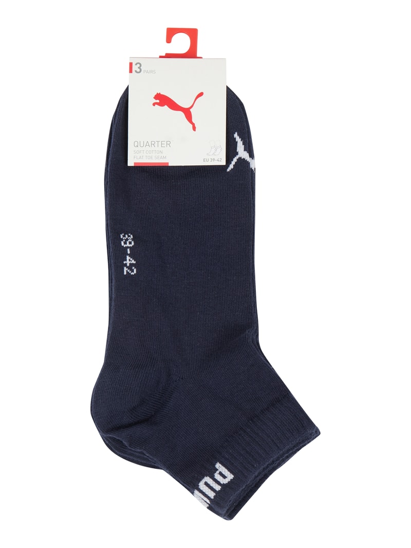 Socken im 3er-Pack in marineblau