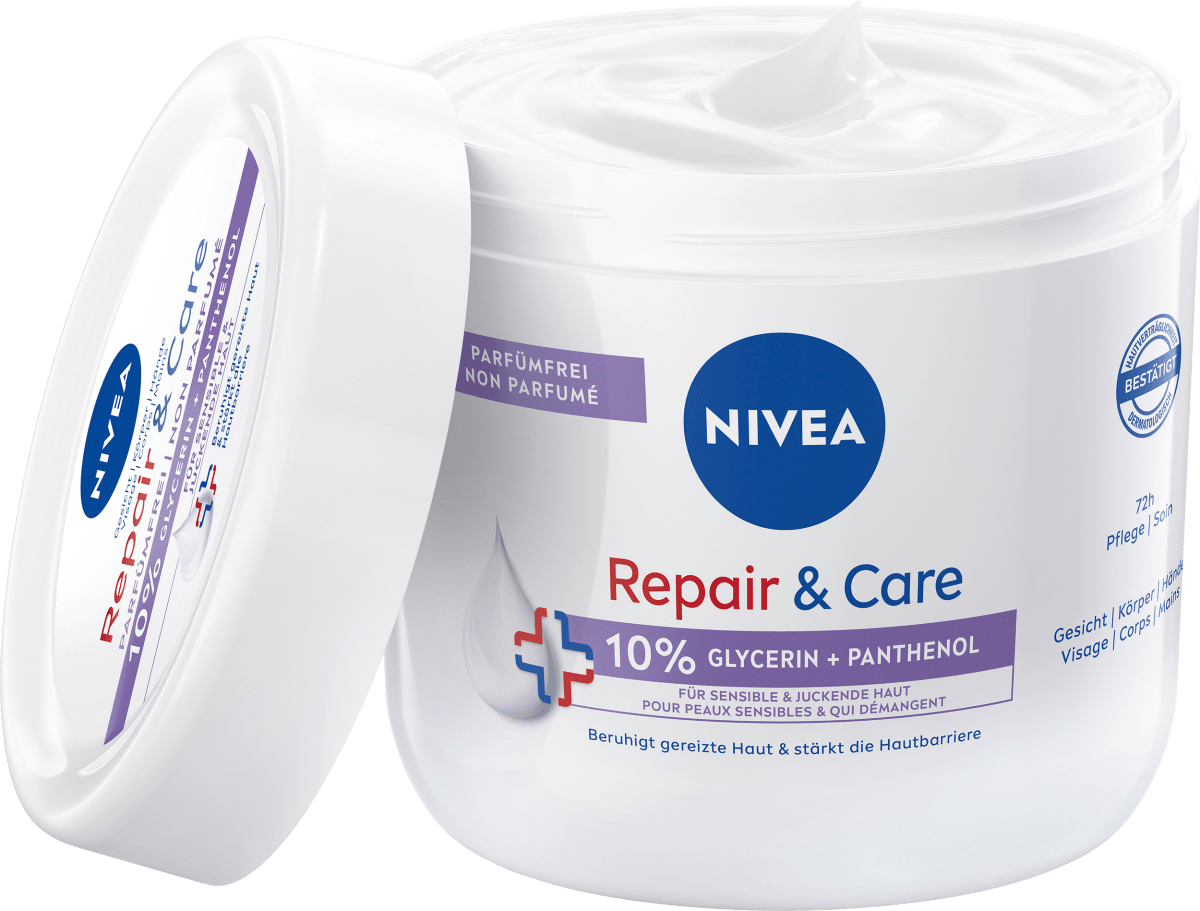 Pflegecreme Repair & Care Sensitive, 400 ml