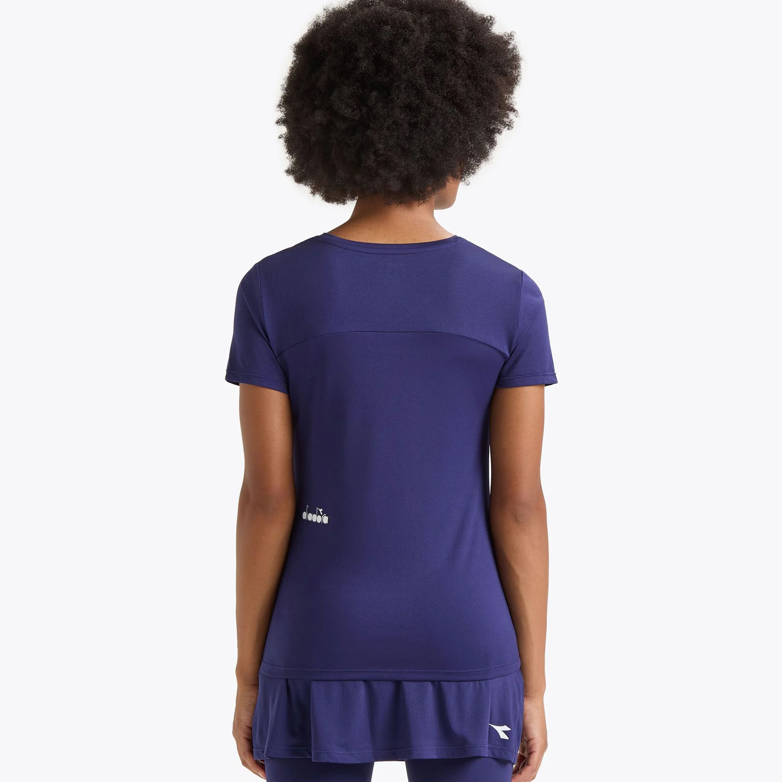 L. Short Sleeve T-Shirt Damen - Blau