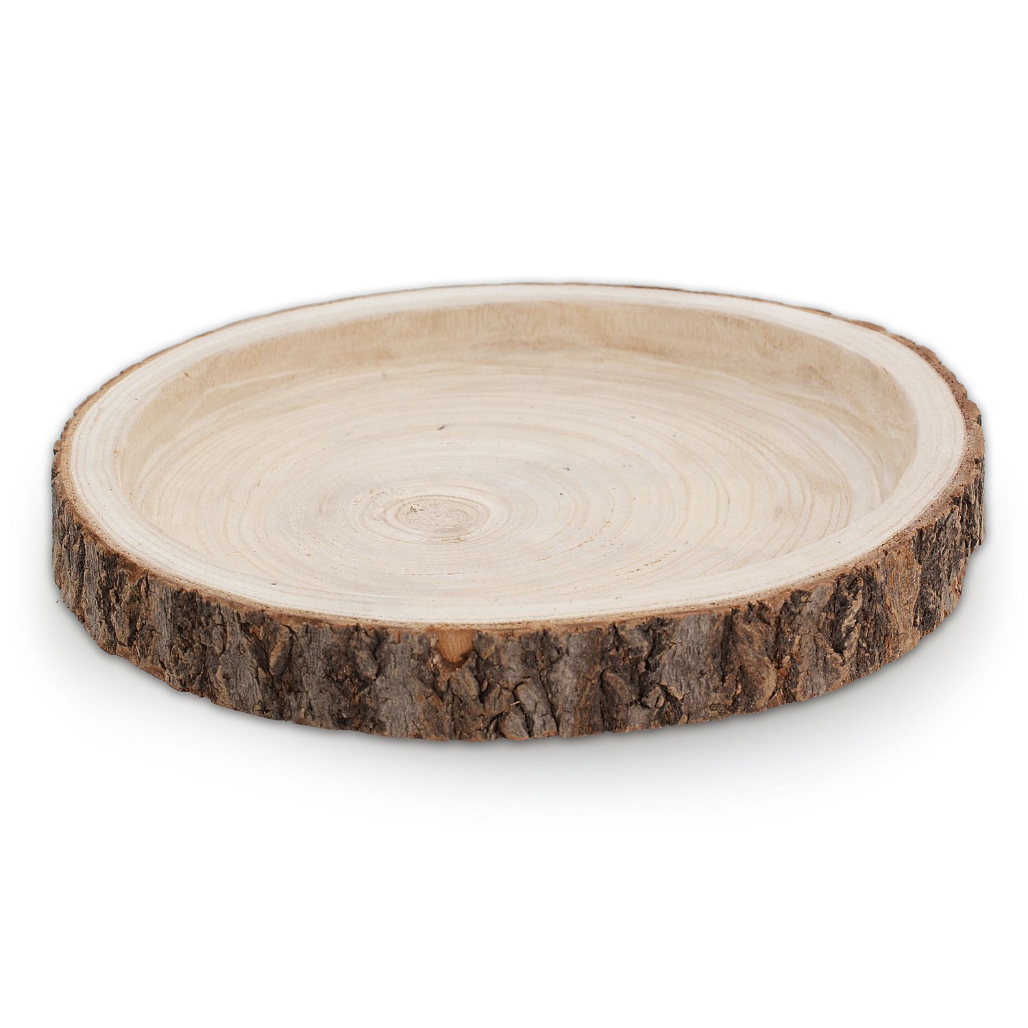 Schale aus Baumscheibe, 25 cm Ø