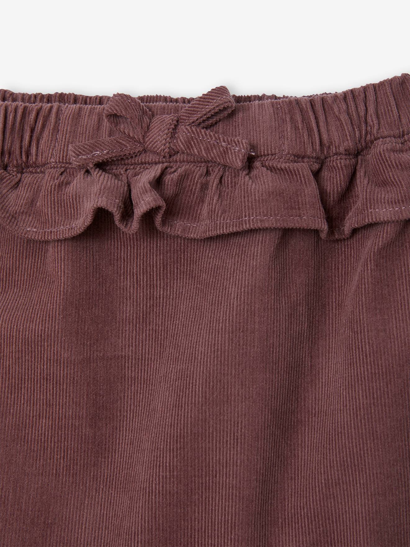 Vertbaudet Baby Cordhose - aubergine