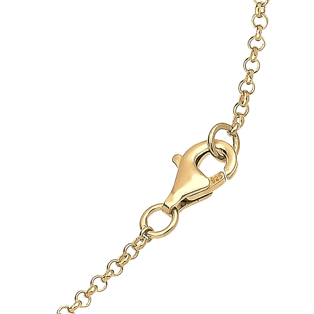 Elli Elli Bracelet Femmes Croix Foi en argent sterling 925 plaqué or rose Bracelet