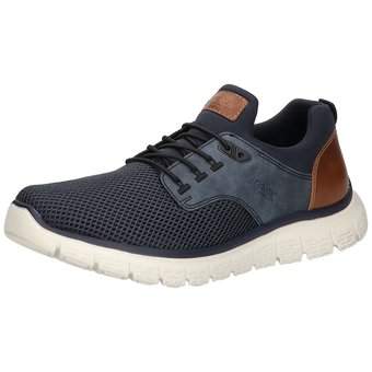 Rieker Slip On Sneaker in blau