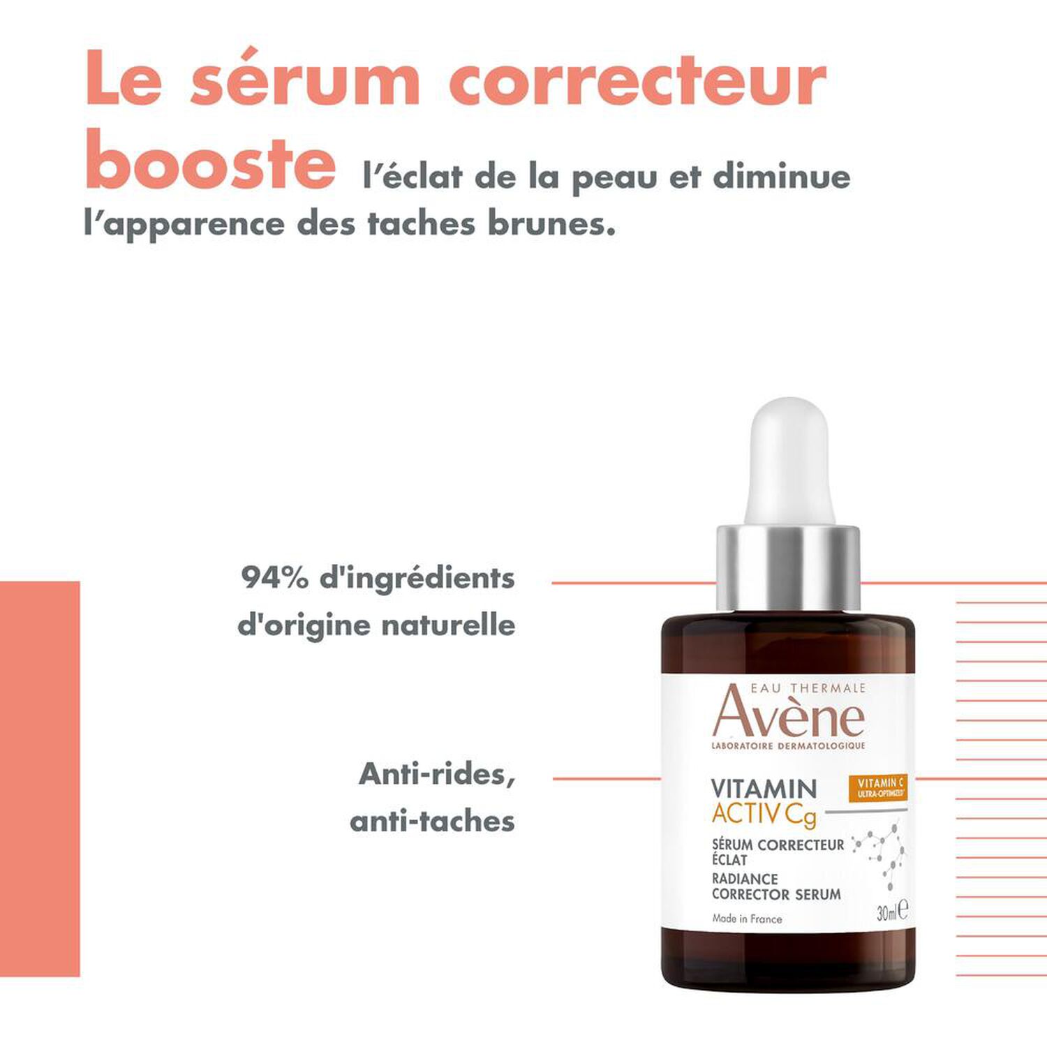 Eau Thermale Avène Vitamin Activ Cg Sérum concentré éclat