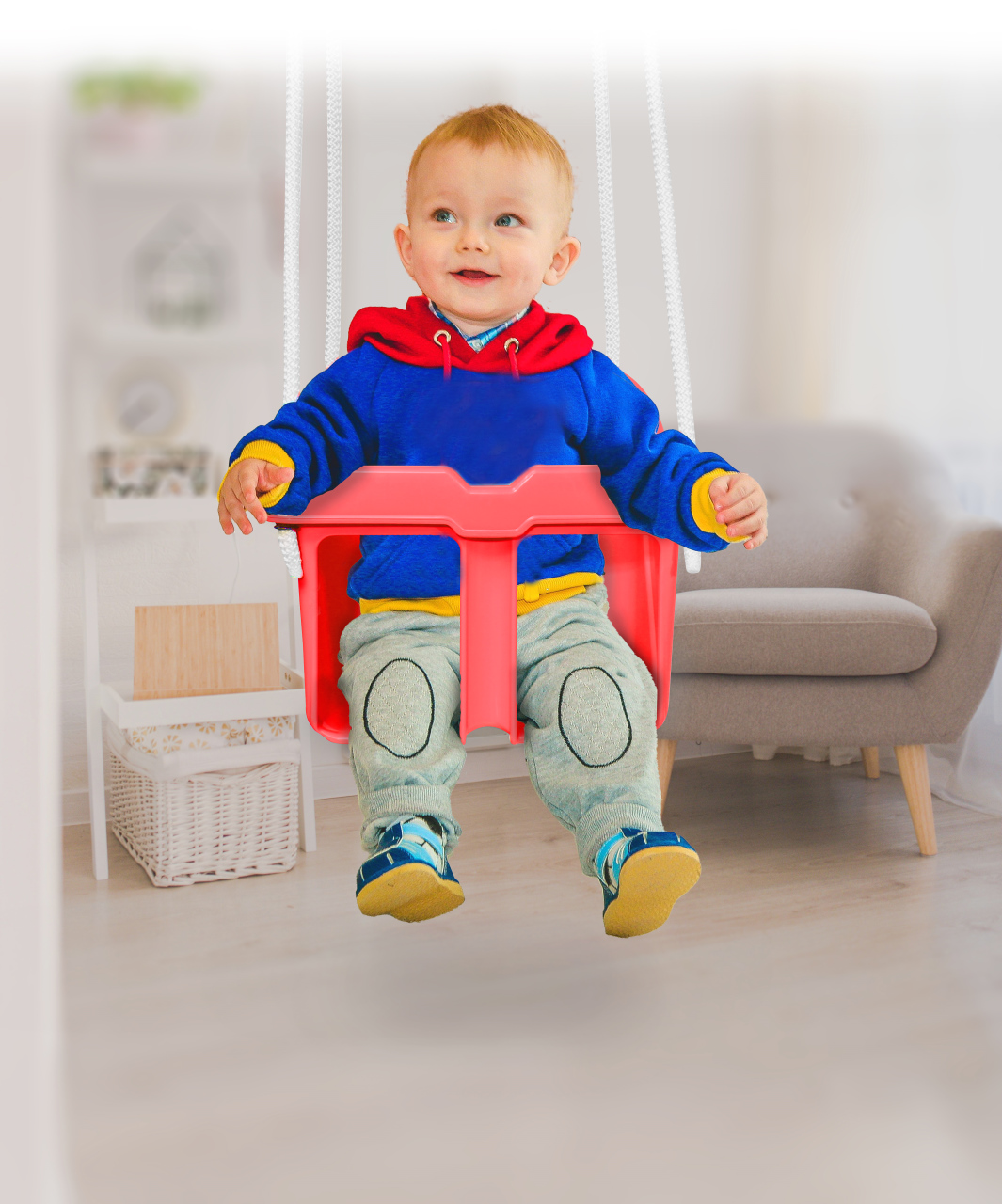 Jamara e.K. JAMARA-460661-Babyschaukel Small Swing rot