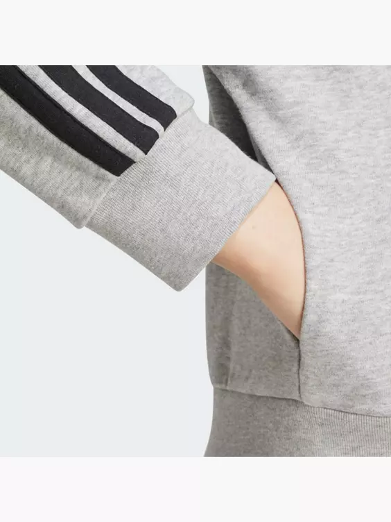 adidas Essentials 3-Streifen French Terry Kapuzenjacke