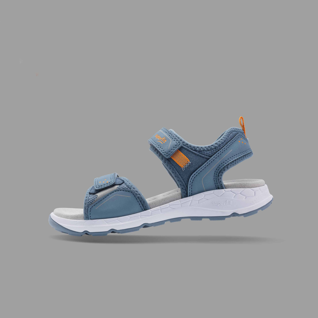 CRISS CROSS - Blau/OrangeSandale mit Klettverschluss