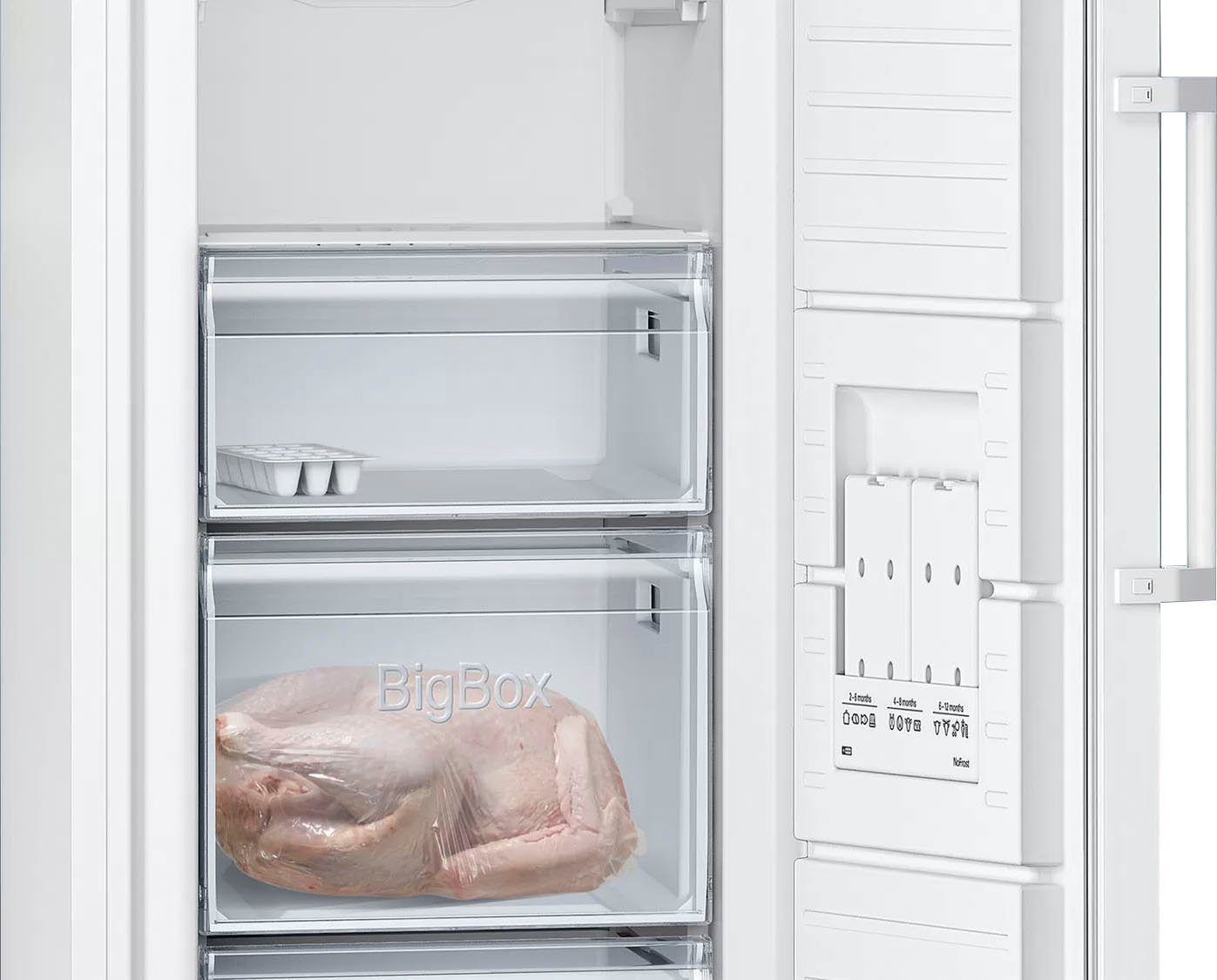 SIEMENS Gefrierschrank iQ300 GS29NVWEP, 161 cm hoch, 60 cm breit