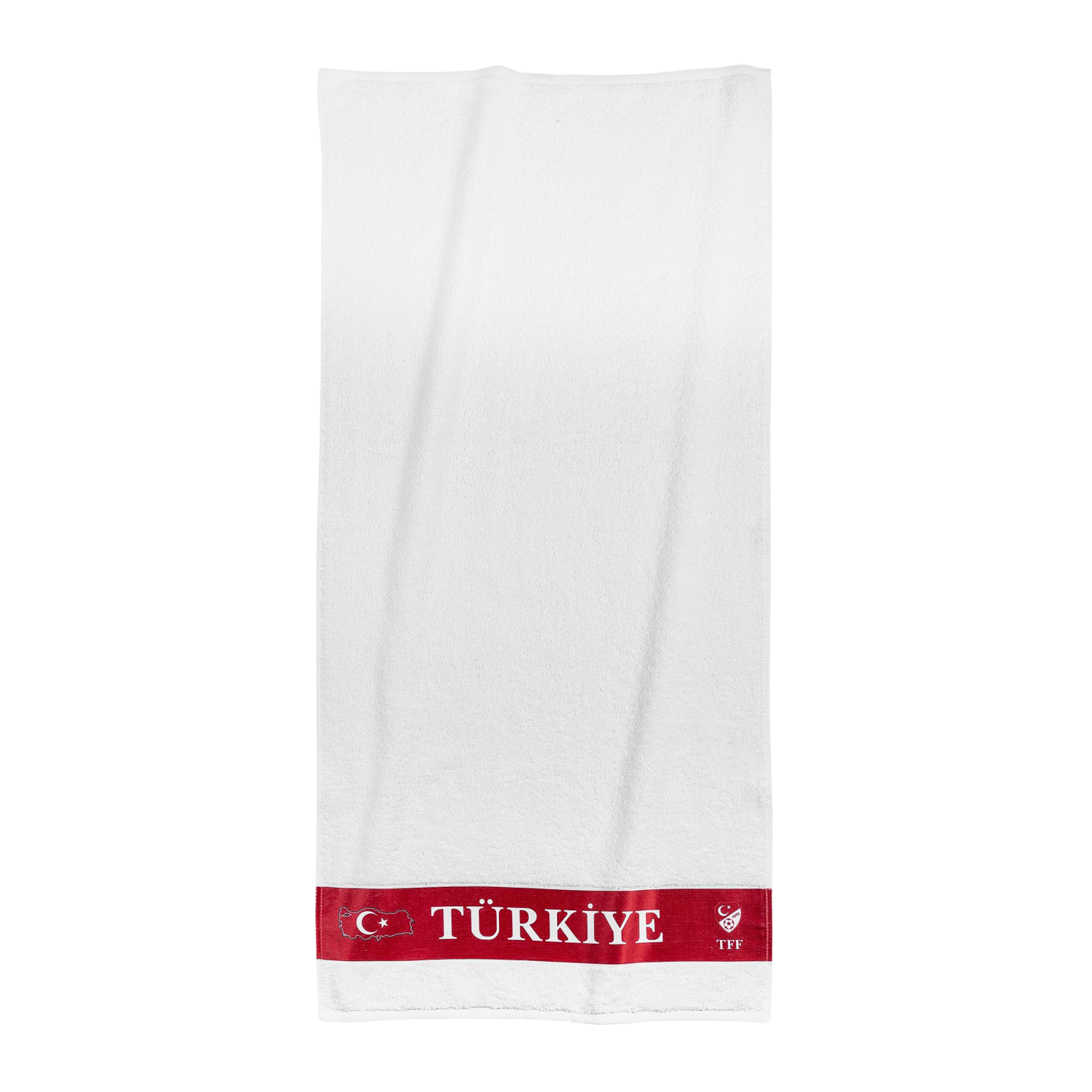 TFF Türkei Handtuch 50x100cm EM 2024 Weiss