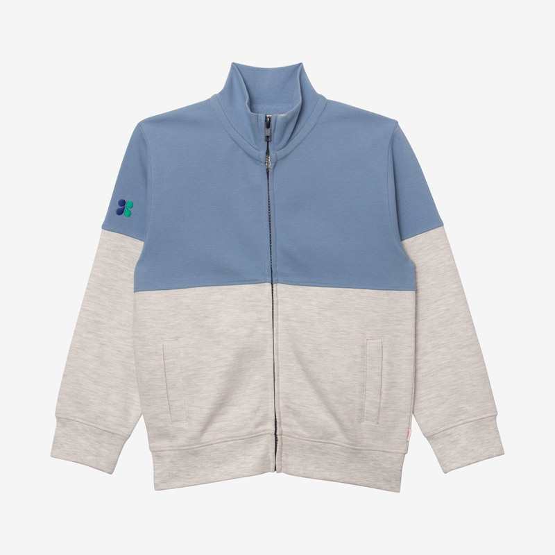 Cardigan garçon bicolore gris Catimini