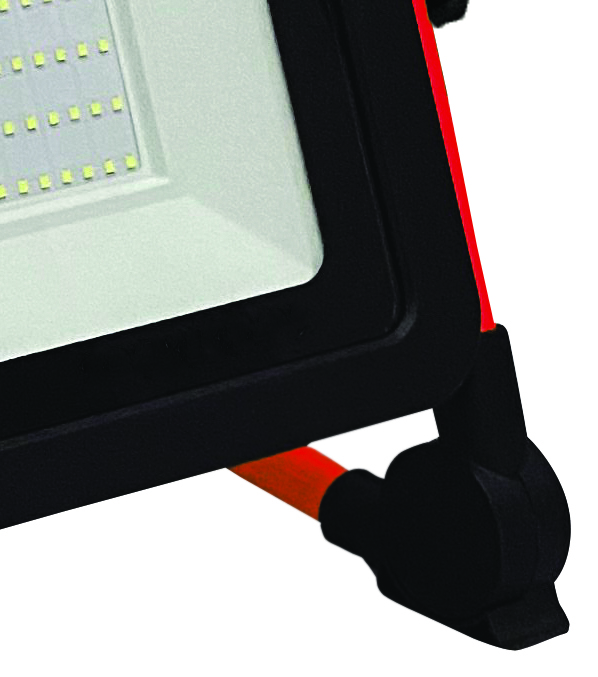 BOXTEC LED Arbeitsleuchte, Baustrahler, verstellbar, faltbar, 200W, 16000lm, 6500K, IP65, 3m Gummikabel