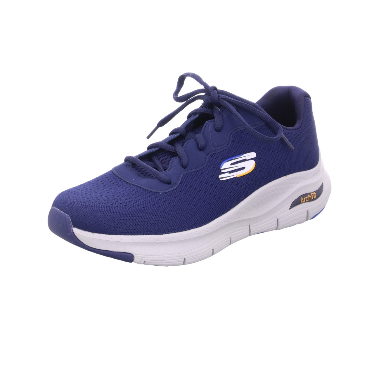 SKECHERS Freizeit Schnürer blau