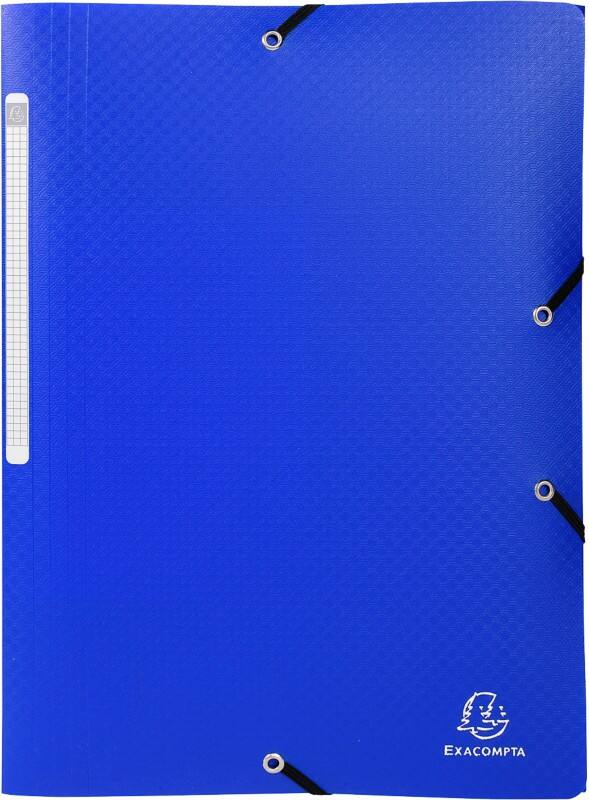 Exacompta Sammelmappe 55812E DIN A4 Dunkelblau Polypropylen 24 x 32 cm 50 Stück