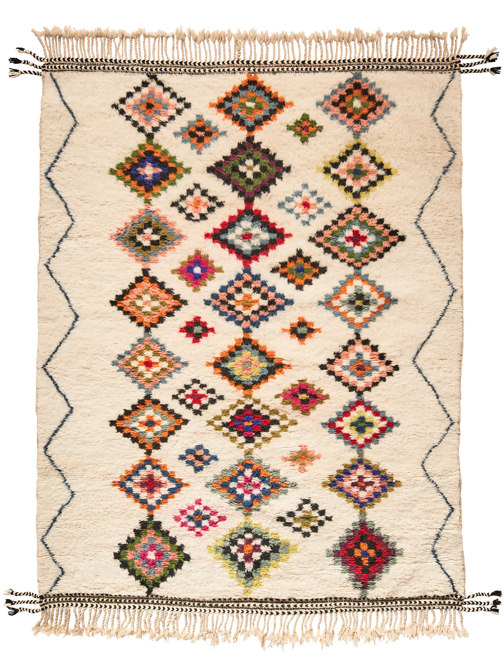 Tafila Berber-Teppich, Creme