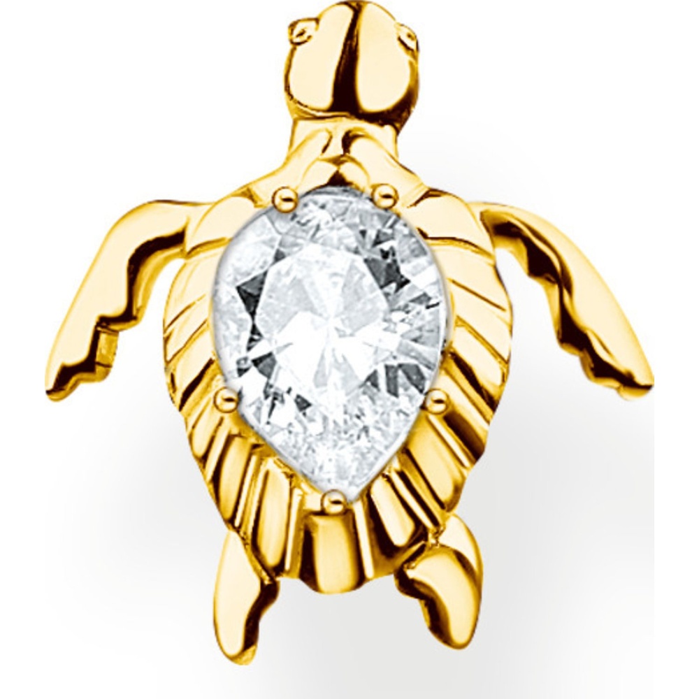 Thomas Sabo Boucle d'oreille unique 925 Argent Boucles d'oreilles