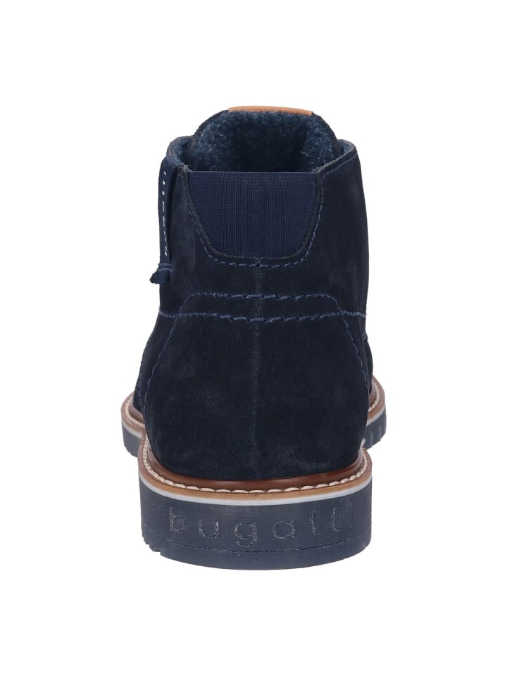 Bugatti Schnürstiefel in blau günstig kaufen