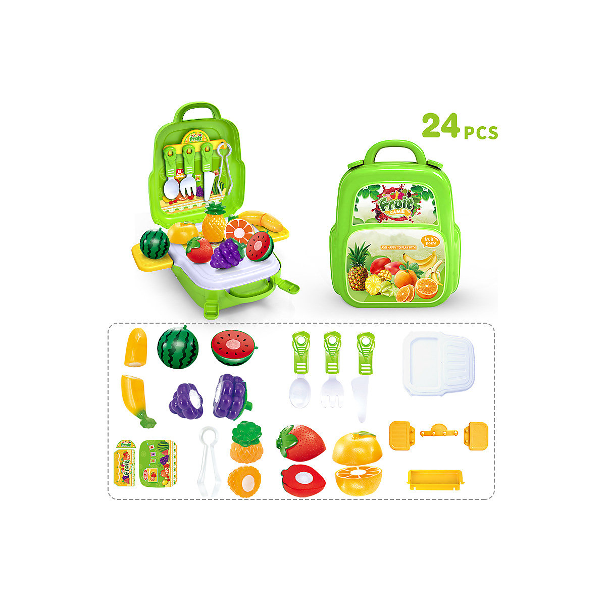Rucksackspielzeug für Kinder Simulations-Spielhaus-Set