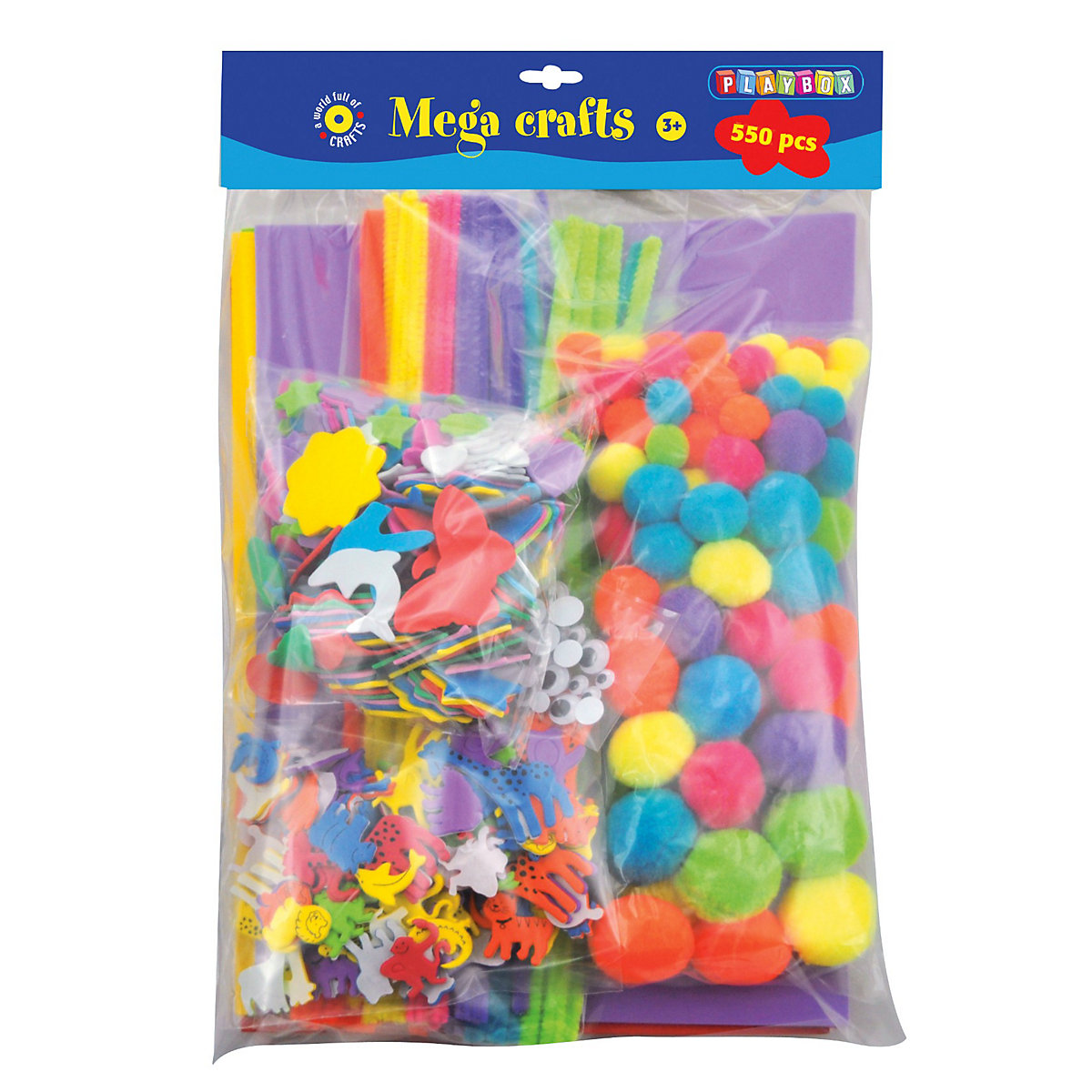 Mega-Bastelset, 550 Teile