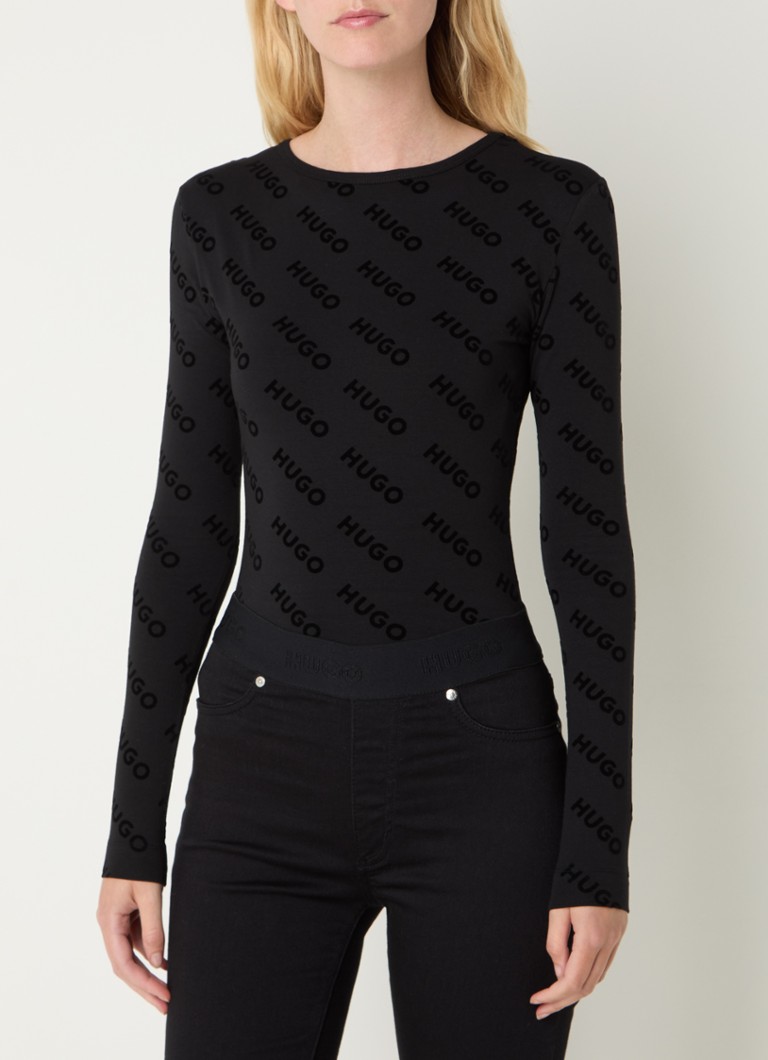 Body HUGO BOSS Vlocky con logo stampato